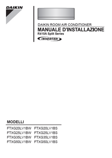 FTXG20-50LW,FTXG20-50LS_3PIT358178-1G_Installation manual_Italian download